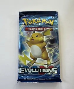 Pokemon XY Evolutions Booster Pack Sealed Riachu - Image 1
