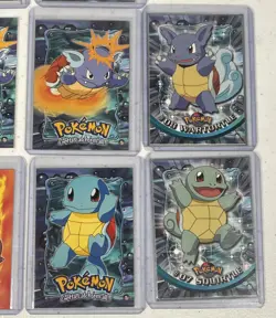 Pokemon Topps Card LOT- 1999 Topps TV 14 cards blastoise bulbasaur squirtle - Image 4