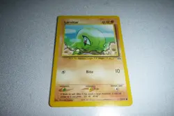 Pokemon TCG Neo Discovery Card Unlimited Non-Holo Larvitar 57/75 - Image 1