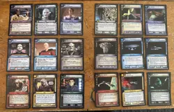 Star Trek CCG Second Edition 10th Anniversary Promo Set (18 foil cards) MINT - Image 1