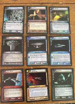 Star Trek CCG Second Edition 10th Anniversary Promo Set (18 foil cards) MINT - Image 3