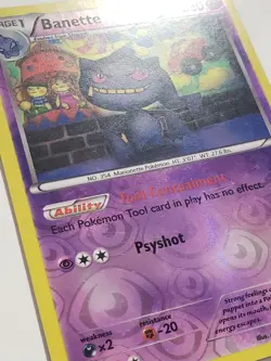 REVERSE HOLO Banette 31/108 VLP - XY Roaring Skies Pokemon Card Aya Kusube - Image 2