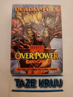 Marvel Overpower Deadly Foes Card Game Sealed New - Image 1