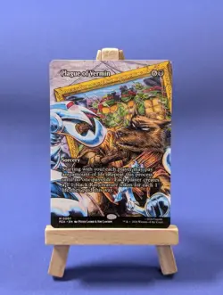 MTG TMNT pza - Plague of Vermin - mythic - 7/20 - Non-Foil - Image 1