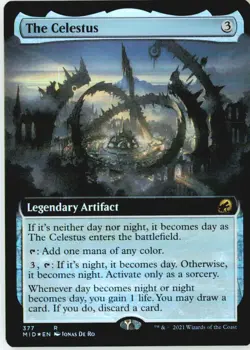 The Celestus (Extended Art) 377 Rare Innistrad: Midnight Hunt Foil Near Mint - Image 2