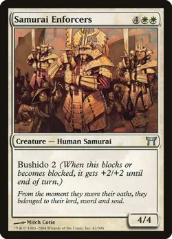 Samurai Enforcers (CHK 42) Foil - MTG - Image 1