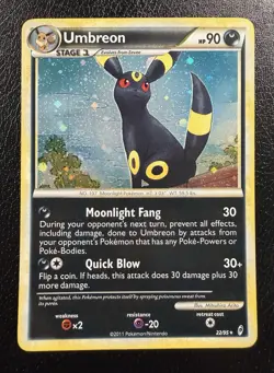 Pokemon TCG Umbreon 22/95 Call Of Legends Holo Rare LP - Image 1