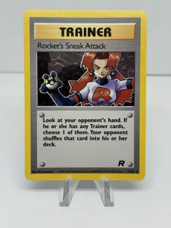Rocket's Sneak Attack 72/82 Team Rocket Rare Regular 1999 WOTC Pokemon TCG Lp-NM - Image 2