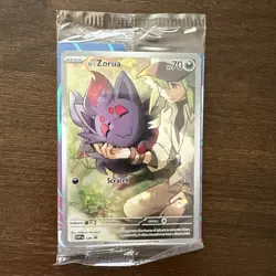 Pokemon Scarlet & Violet Journey Together N's Zorua SVP 189 ETB Promo Sealed - Image 1