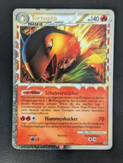Tornupto Prime Holo Black Star Promo Pokemon Karte Deutsch HGSS09 EX - Image 1