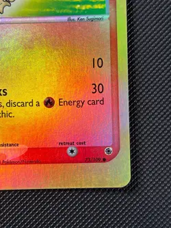 Pokemon 2003 Ruby & Sapphire 73/109 Torchic Reverse Holo LP - Image 4