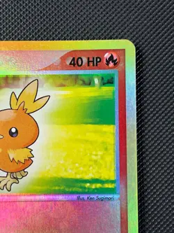 Pokemon 2003 Ruby & Sapphire 73/109 Torchic Reverse Holo LP - Image 5