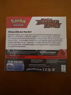 Sealed Destined Rivals Booster Box Pokemon TCG Mint No Rips Tears Or Holes - Image 2