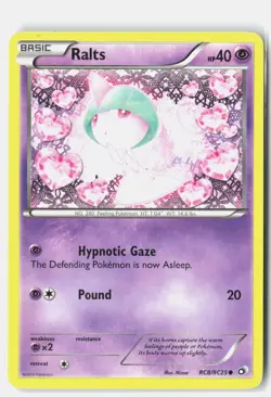 Ralts RC8/RC25 HOLO Legendary Treasures: Radiant Collection Pokemon Holo HP - Image 1