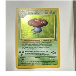 Pokemon Vileplume 15/64 Jungle Holo Rare Unlimited 1999 English - Image 1