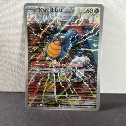 Pokemon TCG Karrablast 094/086 Illustration Rare Holo Sv: Black Bolt English NM - Image 1