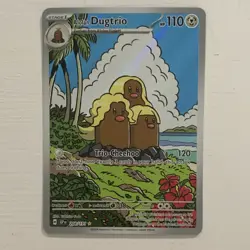 The Pokemon Company Alolan Dugtrio Holo Full Art Illustration Rare 208/191 Eng - Image 1