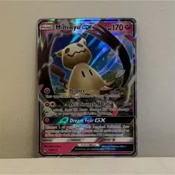 Pokemon Mimikyu GX 149/214 MP SM Lost Thunder Holo Full Art Ultra Rare 170 HP - Image 1