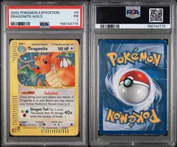 PSA 1 PR 2002 Expedition Dragonite Holo Foil 9/165 WOTC E-Reader Series Pokemon - Image 3