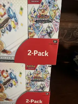 2 Pokemon TCG: Prismatic Evolutions ETB & Booster Bundle Costco (LOT OF x2) - Image 5