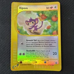 Pokemon AIPOM 67/147 | REVERSE HOLO | VLP | Aquapolis | 2003 - Image 1