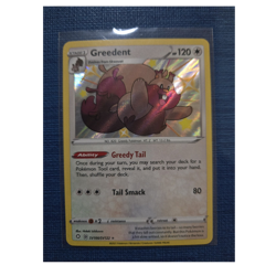 Pokemon Greedent Shiny Holo Rare SV100/SV122 Shining Fates 120 HP English - Image 1