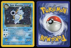 Dark Blastoise 3/82 Unlimited Holo Rare Team Rocket Pokemon English LP - Image 3