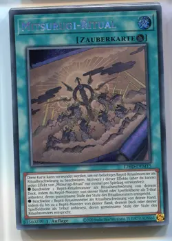 Yu-Gi-Oh! Mitsurugi Ritual Secret Rare L26D-DEM15 - Image 1