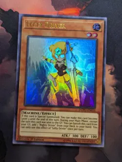 Yugioh - Lefty Driver - DUPO-EN033 - Ultra Rare 1st Edition - Image 1