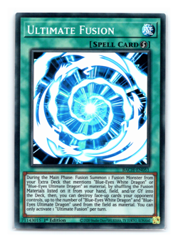 Ultimate Fusion - BACH-EN051 - Super Rare - 1st Edition Yugioh - Image 1