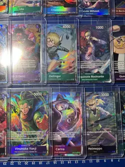 Bandai One Piece NM English Foil Alt Art Lot x15 - Image 3