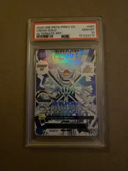 One Piece PRB02 English Cross Guild Alternate Art #OP09-057 PSA 10 💎 - Image 1