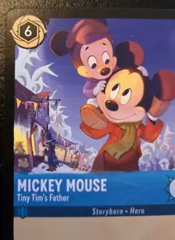 Mickey Mouse - Tiny Tim's Father 140/204 Common Winterspell Disney Lorcana TCG - Image 2
