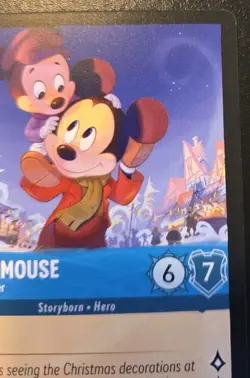 Mickey Mouse - Tiny Tim's Father 140/204 Common Winterspell Disney Lorcana TCG - Image 3