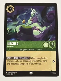 Disney Lorcana Fabled Ursula Deceiver 90/204 NM - Image 1