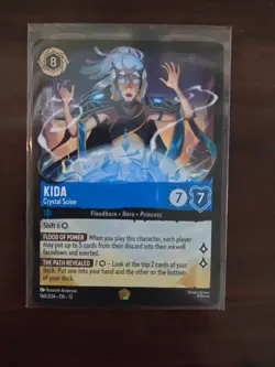 Disney Lorcana Wilds Unknown Kida Crystal Scion 160/204 Legendary - Image 1