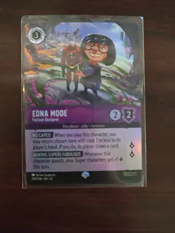 Disney Lorcana Wilds Unknown Edna Mode 209/204 Epic Foil - Image 1