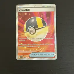 Pokemon Ultra Ball 264/217 ASC EN Trainer-Item Rare Full Art Holo Card - Image 2