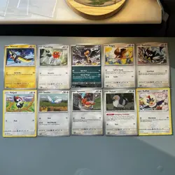Regional Birds Various Sets Cute Pokemon TCG Lot 10 Basic Regular English Cards - Image 1
