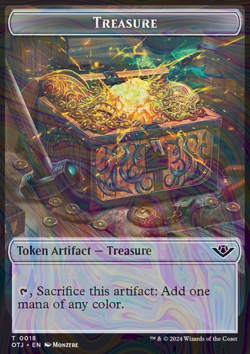 Foil Treasure Token - totj - 18 | MTG Card - Image 3