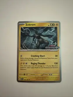 Zekrom (Paradox Rift Stamped) 066/182 Miscellaneous Cards & Products Holo - Image 1