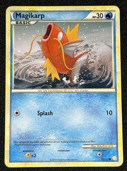 Magikarp 72/123 HeartGold SoulSilver Base Non-Holo Common Pokemon Card MP - Image 1
