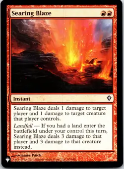 Searing Blaze 90/145 Common The List Reprints Magic: The Gathering Near Mint - Image 1