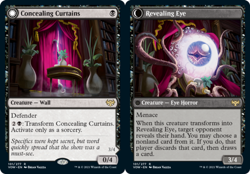 4 x Concealing Curtains // Revealing Eye - Innistrad: Crimson Vow - NM-Mint - MT - Image 1