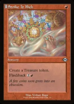 [1x] Strike It Rich - Foil - Retro Frame Slight Play, English Modern Horizons 2 - Image 1