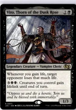 Vito, Thorn of the Dusk Rose (Anime) Foundations Jumpstart Regular NM R 0071 - Image 1