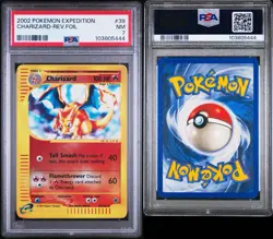 Charizard Reverse Holo Rare 39/165 2002 Pokemon Expedition PSA 7 NM E-series - Image 3
