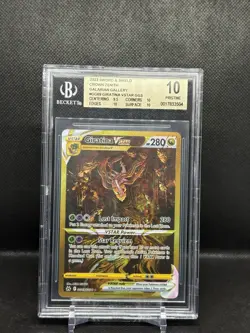 2023 POKEMON SWORD & SHIELD CROWN ZENITH GIRATINA VSTAR #GG69 BGS 10 PRISTINE - Image 1
