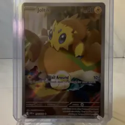 Pokemon Joltik 196/182 SV04 Paradox Rift Illustration Rare Holo Basic EN - Image 3