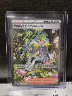 Pokemon Mega Evolution Wally’s Compassion 186/132 Special Illustration Rare NM - Image 1